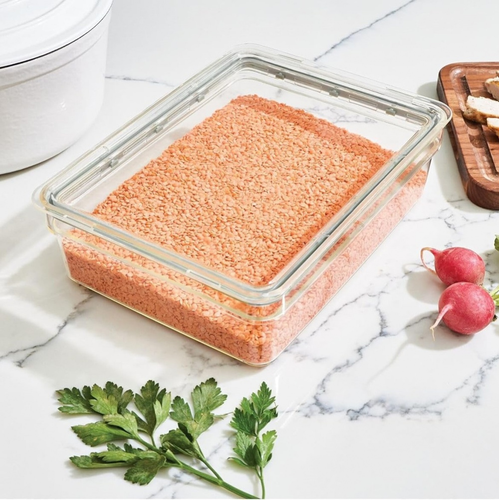 Airtight Container, 2 L, iD FRESH SHORT CANISTER, 20 x 26,5 x H 8 cm , Transparent in the group Storage / Kitchen storage / Storage bins and jars at SmartaSaker.se (41709)