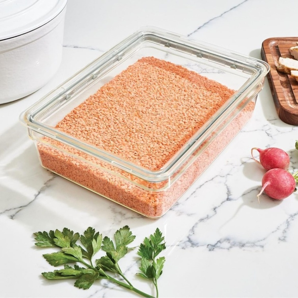 Airtight Container, 2 L, iD FRESH SHORT CANISTER, 20 x 26,5 x H 8 cm , Transparent in the group Storage / Kitchen storage / Storage jars at SmartaSaker.se (41709)