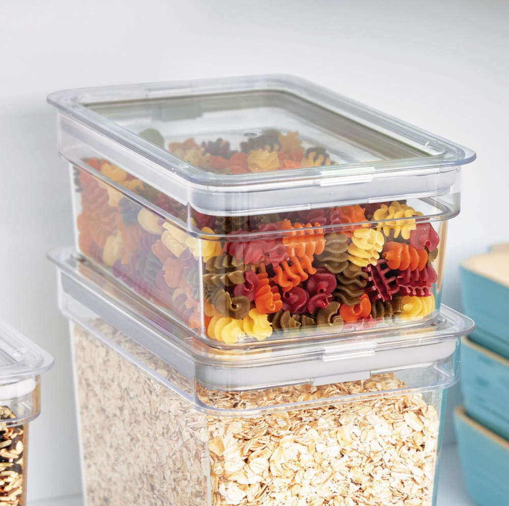 Airtight Container, iD FRESH SHORT CANISTER, 13 x 20,5 x H 8 cm , Transparent in the group Storage / Kitchen storage / Storage bins and jars / iD Fresh at SmartaSaker.se (41710)