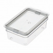 Airtight Container, iD FRESH SHORT CANISTER, 13 x 20,5 x H 8 cm , Transparent  Airtight Container, iD FRESH SHORT CANISTER, 13 x 20,5 x H 8 cm , Transparent