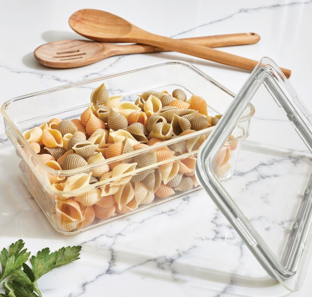 Airtight Container, iD FRESH SHORT CANISTER, 13 x 20,5 x H 8 cm , Transparent in the group Storage / Kitchen storage / Storage bins and jars / iD Fresh at SmartaSaker.se (41710)