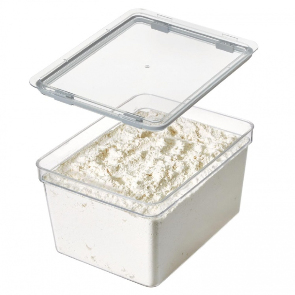 Airtight Container, 4,8 L, iD FRESH LARGE TALL CANISTER, 20 x 26,5 x H 15 cm , Transparent in the group Storage / Kitchen storage / Storage bins and jars at SmartaSaker.se (41711)