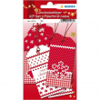 Luxury Gift Tags, Set of 6, CHRISTMAS GIFT TAGS, 8 x 4 cm, White / Red Luxury Gift Tags, Set of 6, CHRISTMAS GIFT TAGS, 8 x 4 cm, White / Red