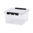 Box, SMARTSTORE 7L, CLASSIC, Square, 28 x 28 x H 17 cm, Clear / Black Box, SMARTSTORE 7L, CLASSIC, Square, 28 x 28 x H 17 cm, Clear / Black