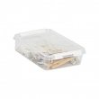 Box, Small, SMARTSTORE 1L HOME, 21 x 17 x H 6 cm, Clear / White Box, Small, SMARTSTORE 1L HOME, 21 x 17 x H 6 cm, Clear / White
