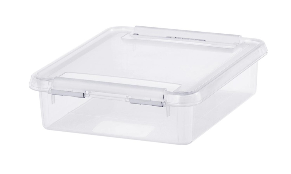 Box, Small, SMARTSTORE 1L HOME, 21 x 17 x H 6 cm, Clear / White in the group Storage / Storage boxes / SmartStore storage boxes at SmartaSaker.se (41719)