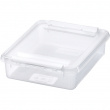 Box, Small, SMARTSTORE 1L HOME, 21 x 17 x H 6 cm, Clear / White Box, Small, SMARTSTORE 1L HOME, 21 x 17 x H 6 cm, Clear / White