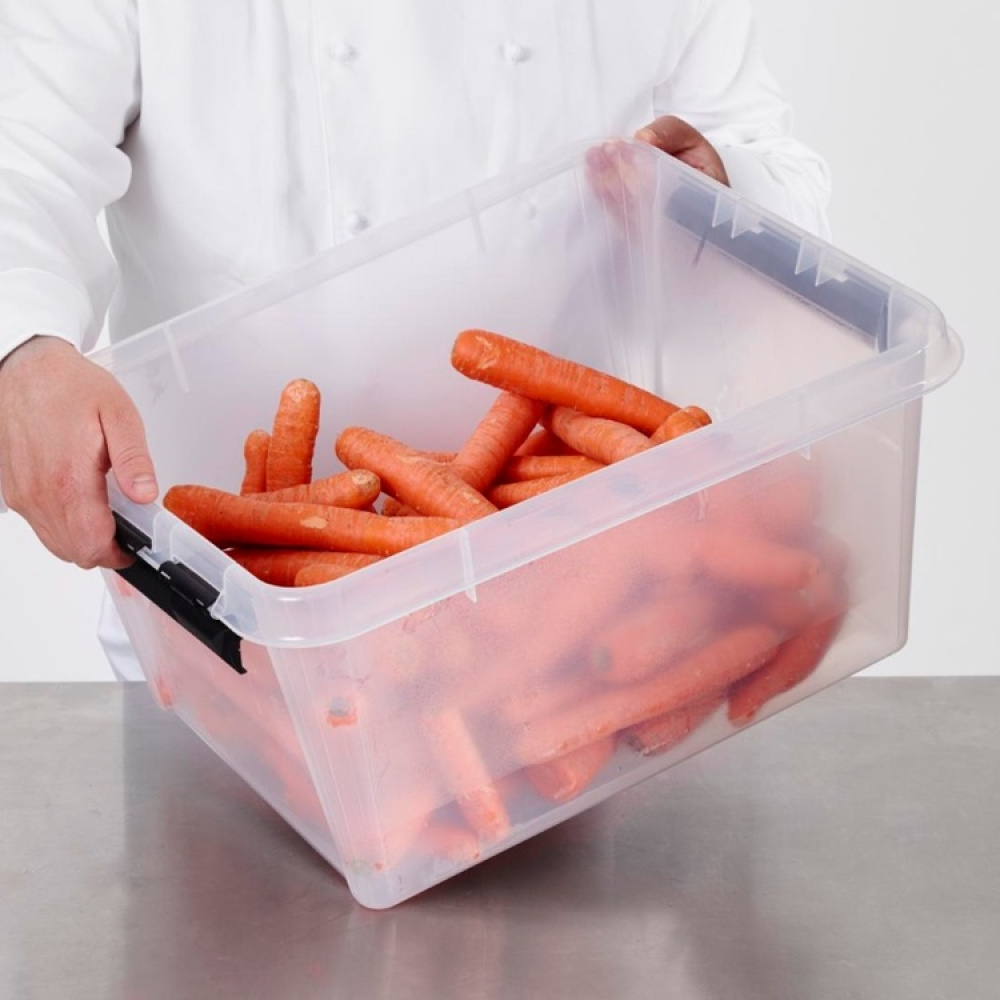 Storage Box, SMARTSTORE 31L, CLASSIC, 50 x 39 x H26 cm, Transparent / Black in the group Storage / Popular brands / SmartStore at SmartaSaker.se (41720)