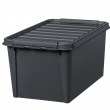 Storage Box, Large, SMARTSTORE 46L RECYCLED, 59 x 39 x H31 cm, Grey Storage Box, Large, SMARTSTORE 46L RECYCLED, 59 x 39 x H31 cm, Grey