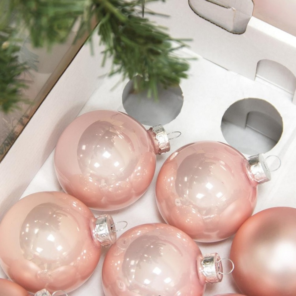 Storage box, With handle, 22L, CHRISTMAS ORNAMENTS, 40 x 30 x H 26 cm, Clear / red in the group Storage / Storage room and garage at SmartaSaker.se (41725)