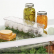 Fridge storage with lid, slim, for 14 Eggs, FRIDGE BINZ, 36 x 11 x H 7,6 cm, Transparent Fridge storage with lid, slim, for 14 Eggs, FRIDGE BINZ, 36 x 11 x H 7,6 cm, Transparent