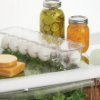 Fridge storage with lid, slim, for 14 Eggs, FRIDGE BINZ, 36 x 11 x H 7,6 cm, Transparent Fridge storage with lid, slim, for 14 Eggs, FRIDGE BINZ, 36 x 11 x H 7,6 cm, Transparent