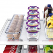 Fridge storage with lid, for 14 Eggs, Slim, RANGEMENT FRIGO, 37 x 11 x H 7,6 cm, Clear Fridge storage with lid, for 14 Eggs, Slim, RANGEMENT FRIGO, 37 x 11 x H 7,6 cm, Clear