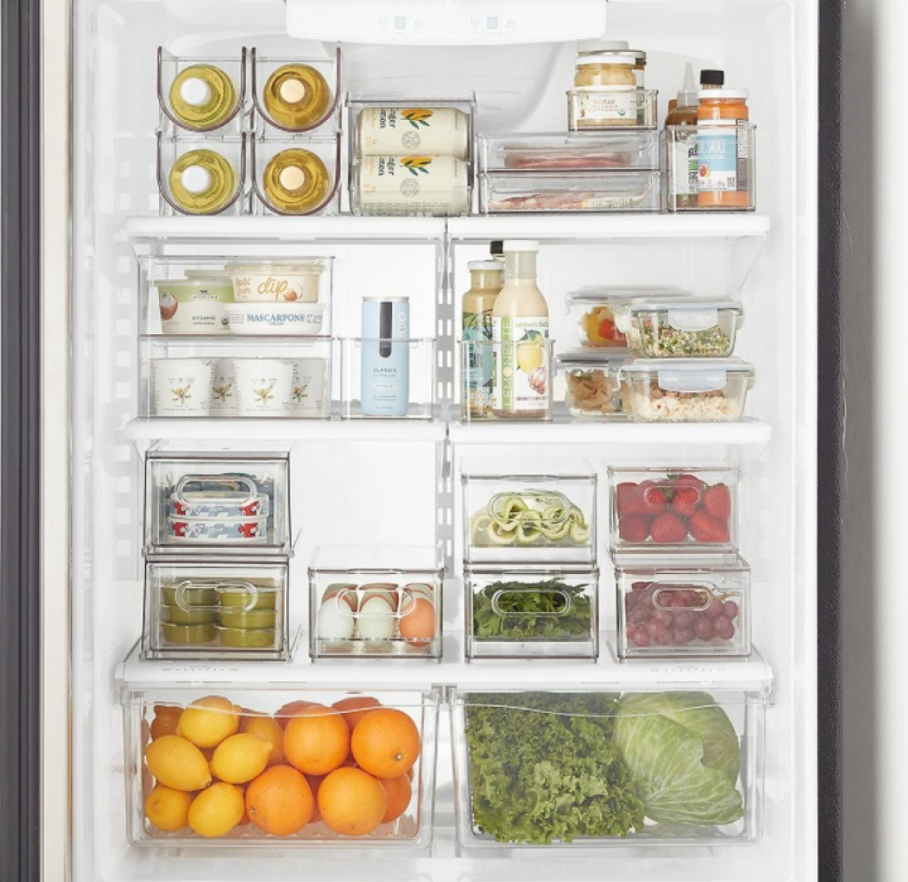 Container for 15 Eggs, THE HOME EDIT EGG BIN, 15,2 x 30,5 x H10,8 cm, Transparent in the group Storage / Kitchen storage / Fridge storage at SmartaSaker.se (41728)