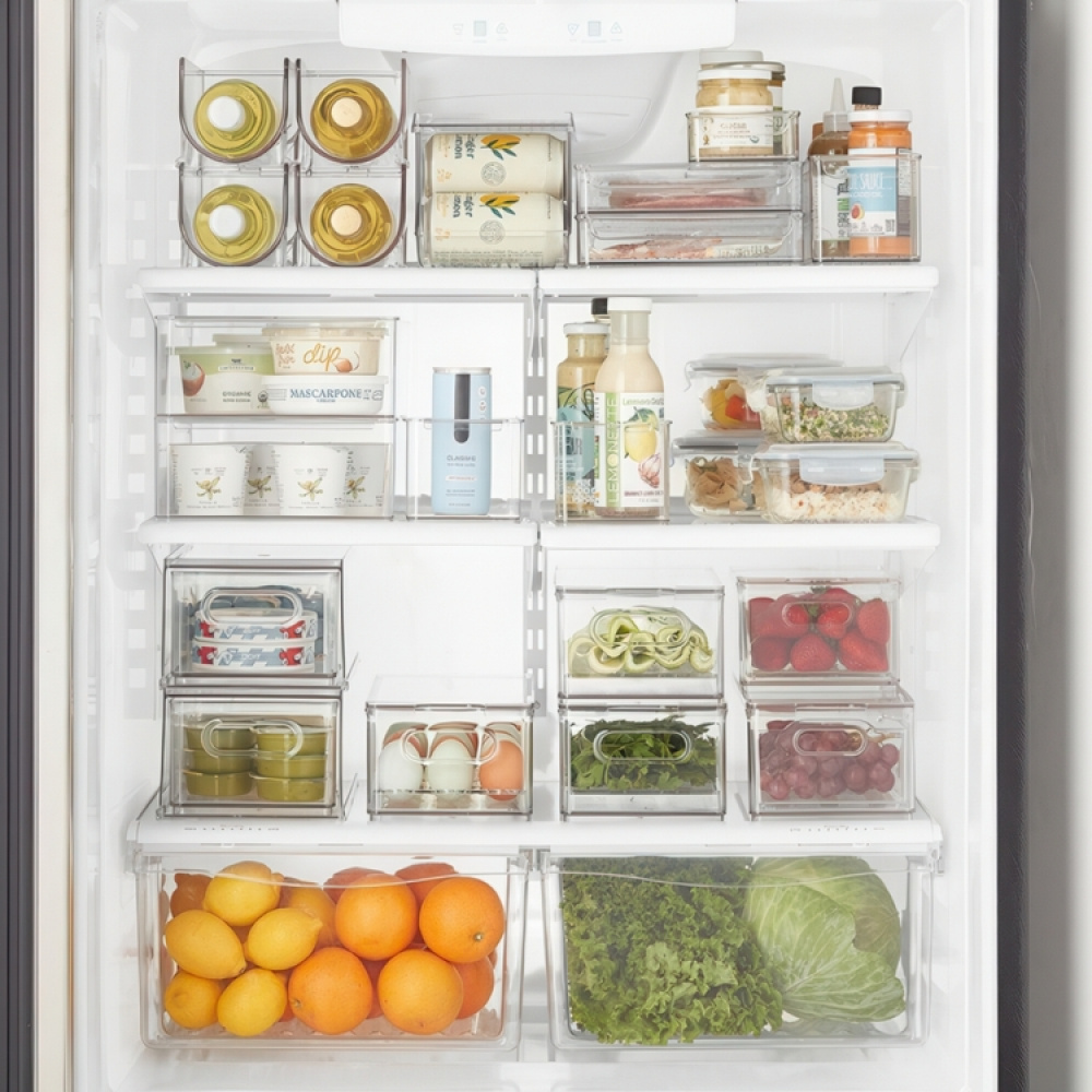 Container for 15 Eggs, THE HOME EDIT EGG BIN, 15,2 x 30,5 x H10,8 cm, Transparent in the group Storage / Kitchen storage / Fridge storage at SmartaSaker.se (41728)