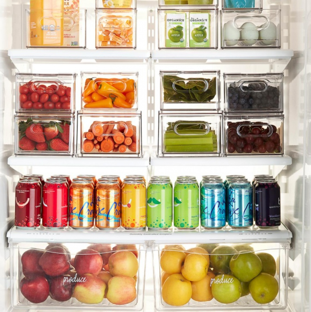 Container for 15 Eggs, THE HOME EDIT EGG BIN, 15,2 x 30,5 x H10,8 cm, Transparent in the group Storage / Kitchen storage / Fridge storage at SmartaSaker.se (41728)