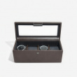 Watch Box with glas lid, Oblong, STACKERS WATCH BOX, 24,5 x 10 x H 9,5 cm