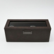 Watch Box with glas lid, Oblong, STACKERS WATCH BOX, 24,5 x 10 x H 9,5 cm