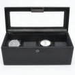 Watch Box with glas lid, Oblong, STACKERS WATCH BOX, 24,5 x 10 x H 9,5 cm
