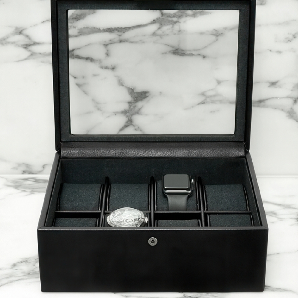 Watch Box with glas lid, STACKERS 8 PIECE WATCH BOX, 19,5 x 24 x H 9,5 cm in the group Storage / Bedroom storage / Watch boxes at SmartaSaker.se (41742)