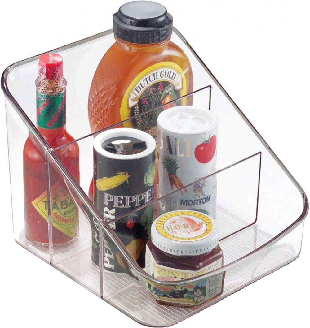 Cabinet Bin, LINUS PACKET ORGANIZER, 15,5 x 16 x H 13 cm, Transparent in the group Storage / Kitchen storage / Storage bins and jars at SmartaSaker.se (41745)