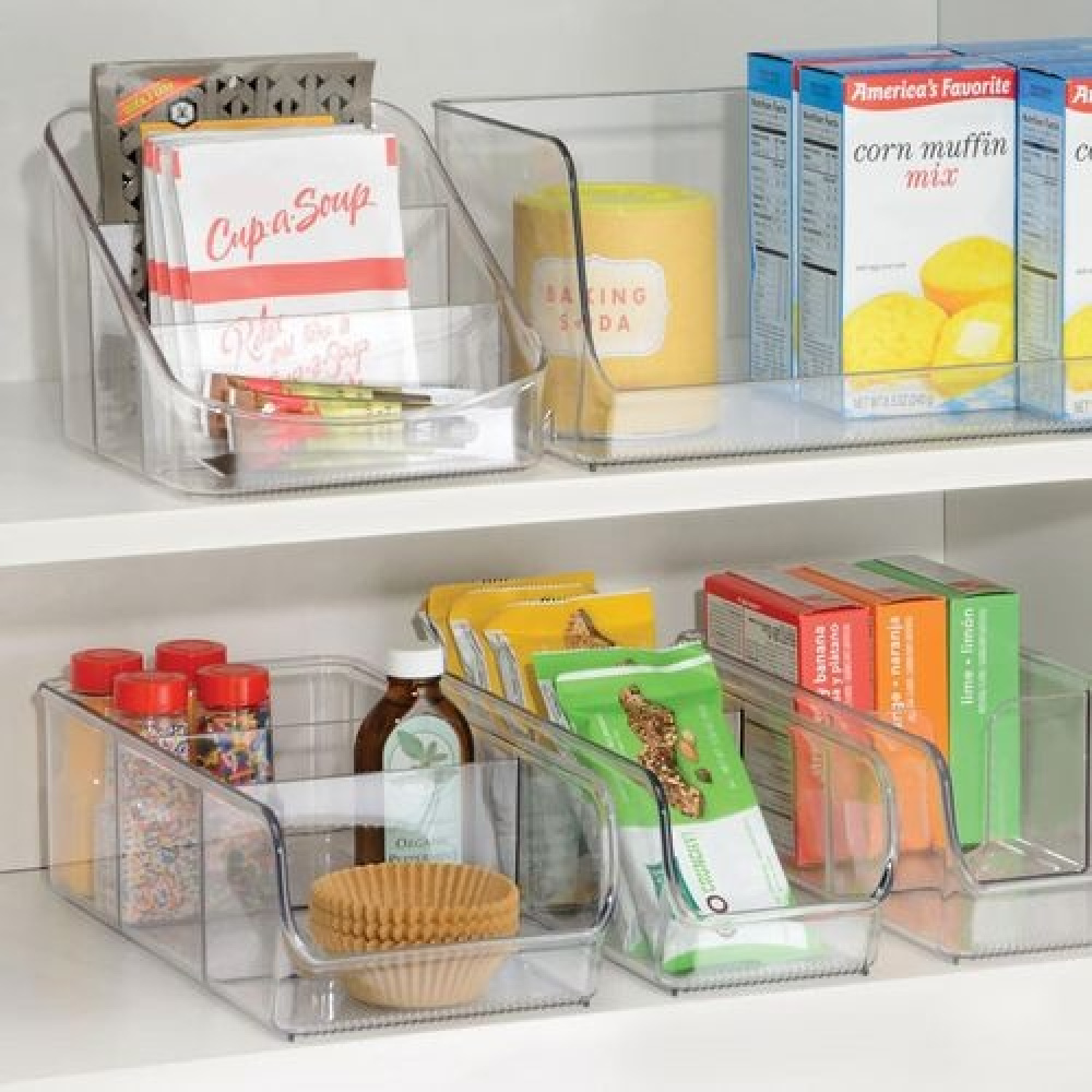 Cabinet Bin, LINUS PACKET ORGANIZER, 15,5 x 16 x H 13 cm, Transparent in the group Storage / Kitchen storage / Storage bins and jars at SmartaSaker.se (41745)
