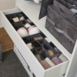 Dresser organizer 16 compartments, PIXEL DRAWER ORGANISER, 32 x 32 x H 8 cm, Grey Dresser organizer 16 compartments, PIXEL DRAWER ORGANISER, 32 x 32 x H 8 cm, Grey