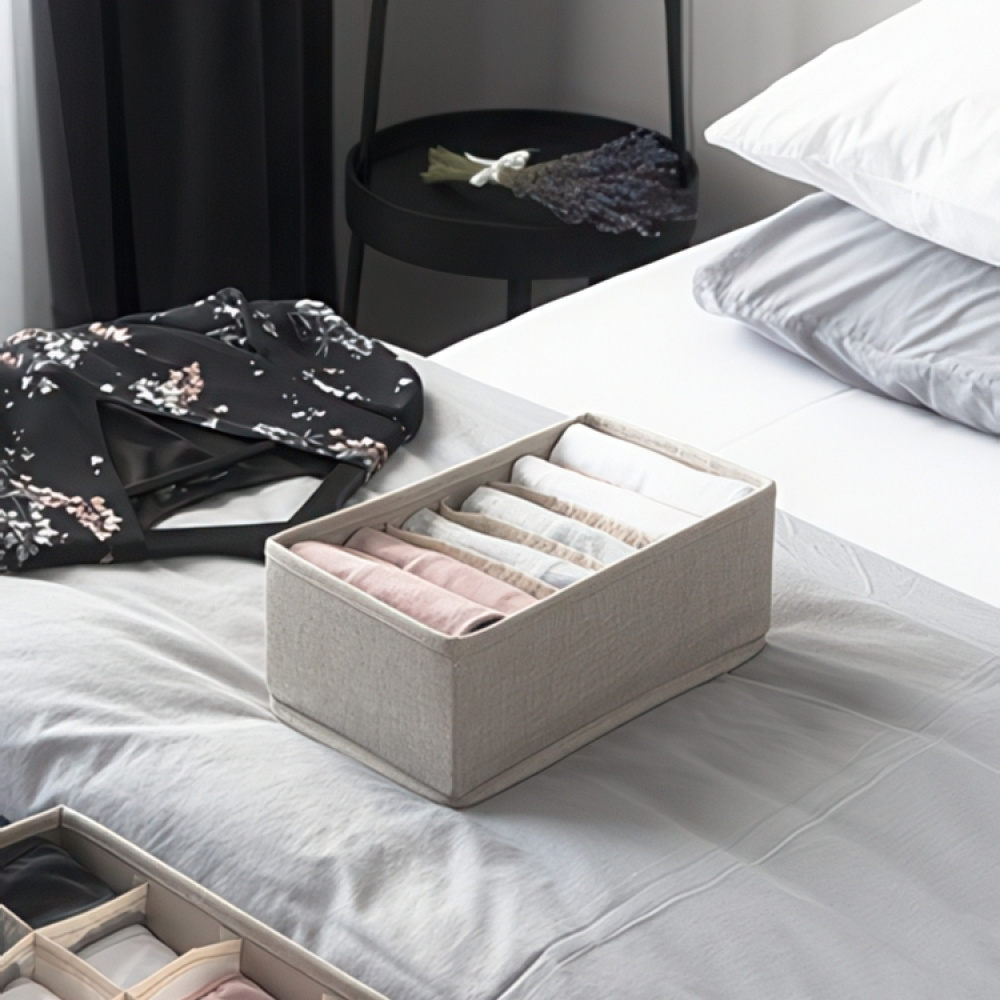 Drawer Organizer, 6 compartments, BIGSO SOFT STORAGE, 16,5 x 29 x H 11 cm in the group Storage / Wardrobe storage / Sorting boxes at SmartaSaker.se (41763)