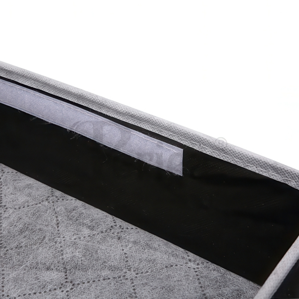 Drawer organiser, 30 compartments, FOSY, 32 x 32 x H 10 cm, Black in the group Storage / Wardrobe storage / Sorting boxes at SmartaSaker.se (41766)