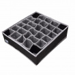 Drawer organiser, 30 compartments, OLA, 34 x 32 x H10cm, Dark grey Drawer organiser, 30 compartments, OLA, 34 x 32 x H10cm, Dark grey