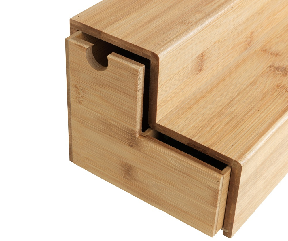Staircase storage for tea bags, BAMBOO, 33 x 15 x H 17,5 cm, Brown in the group Storage / Kitchen storage / Storage bins and jars at SmartaSaker.se (41770)