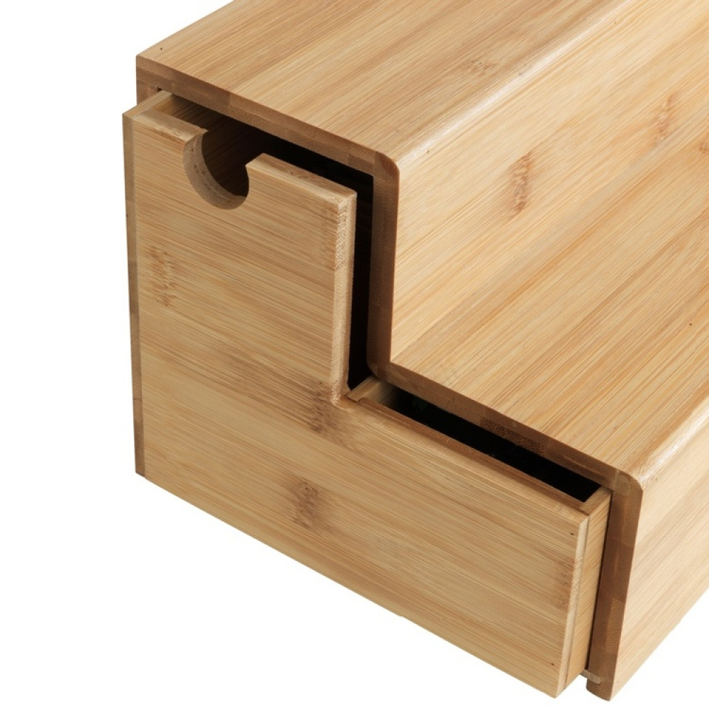 Staircase storage for tea bags, BAMBOO, 33 x 15 x H 17,5 cm, Brown in the group Storage / Kitchen storage / Storage jars at SmartaSaker.se (41770)