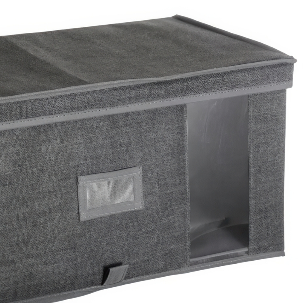 Box with lid, ORSO STORAGE BOX XL, 50 x 30 x H 25 cm, Dark Grey in the group Storage / Storage boxes at SmartaSaker.se (41773)