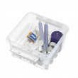 Box, SMARTSTORE 7L HOME, 28 x 28 x H 17 cm, Clear / White Box, SMARTSTORE 7L HOME, 28 x 28 x H 17 cm, Clear / White
