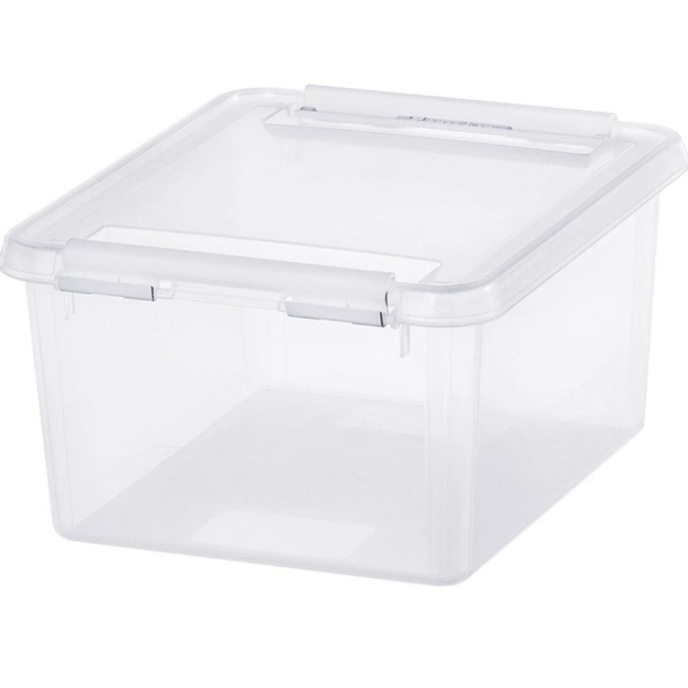 Box, Small, SMARTSTORE 2L HOME, 21 x 17 x H11 cm, Clear / White in the group Storage / Storage boxes / SmartStore storage boxes at SmartaSaker.se (41775)