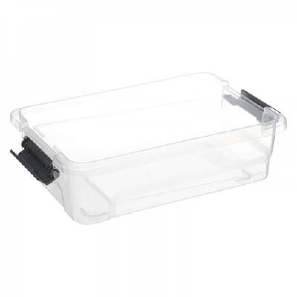 Sorting box with 4 inserts, EZY SORT IT SMALL, 22.5 x 15.5 x H 7 cm, Transparent / Grey in the group Storage / Storage boxes / Mini organizers at SmartaSaker.se (41785)