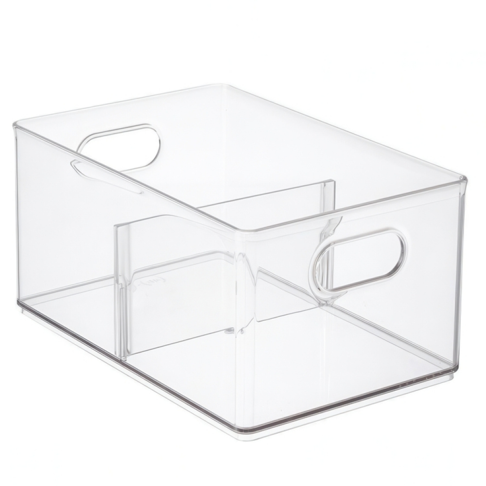 Box for the freezer, with divider, THE HOME EDIT FREEZER BIN, 20.3 x 30.5 x H15.2 cm, Transparent in the group Storage / Kitchen storage / Food containers at SmartaSaker.se (41788)