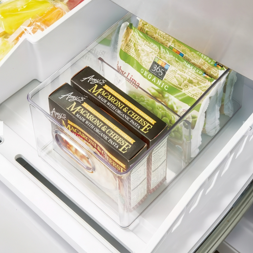 Box for the freezer, with divider, THE HOME EDIT FREEZER BIN, 20.3 x 30.5 x H15.2 cm, Transparent in the group Storage / Kitchen storage / Food containers at SmartaSaker.se (41788)