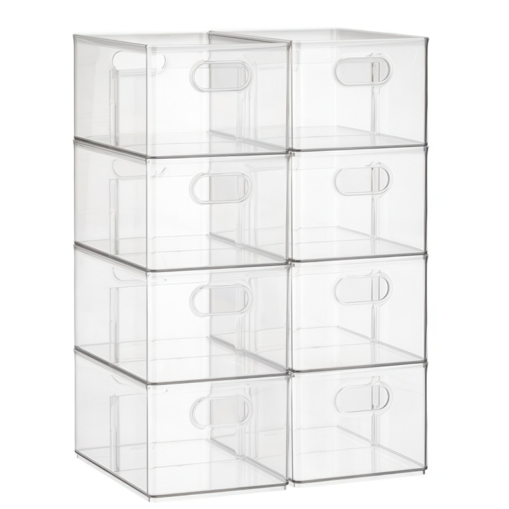 Box for the freezer, with divider, THE HOME EDIT FREEZER BIN, 20.3 x 30.5 x H15.2 cm, Transparent in the group Storage / Kitchen storage / Food containers at SmartaSaker.se (41788)