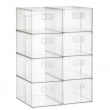 Box for the freezer, with divider, THE HOME EDIT FREEZER BIN, 20.3 x 30.5 x H15.2 cm, Transparent