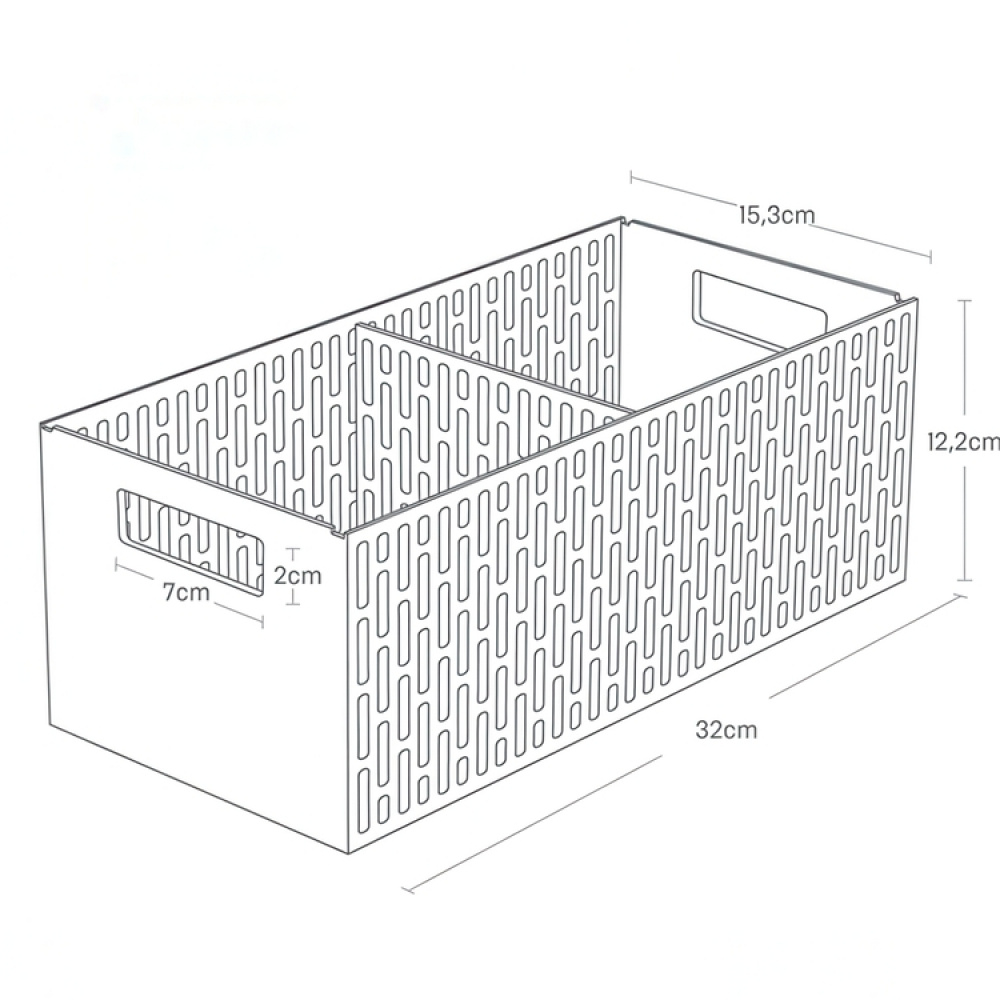 Basket for Vegetables, YAMAZAKI TOWER, 15,3 x 32 x H 12,2 cm in the group Storage / Kitchen storage / Kitchen cabinet organizers at SmartaSaker.se (41789)