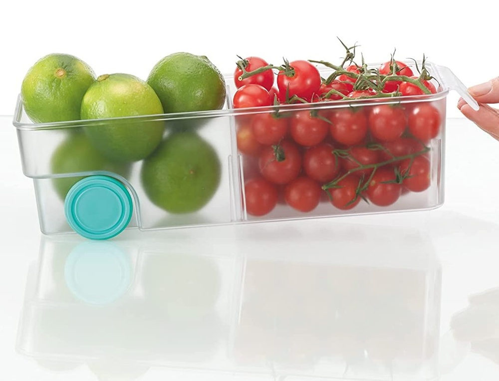 Storage box with wheels, JOSEPH JOSEPH COMPACT STORAGE BIN, 10,4 x 30,8 x H 8,5 cm, Transparent in the group Storage / Kitchen storage / Fridge storage at SmartaSaker.se (41798)