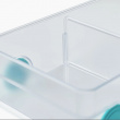 Storage box with wheels, JOSEPH JOSEPH LARGE COMPACT STORAGE BIN, 17,4 x 30,8 x H 8,5 cm, Transparent Storage box with wheels, JOSEPH JOSEPH LARGE COMPACT STORAGE BIN, 17,4 x 30,8 x H 8,5 cm, Transparent