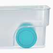 Storage box with wheels, JOSEPH JOSEPH XL COMPACT STORAGE BIN, 23,5 x 30,8 x H 8,5 cm, Transparent Storage box with wheels, JOSEPH JOSEPH XL COMPACT STORAGE BIN, 23,5 x 30,8 x H 8,5 cm, Transparent