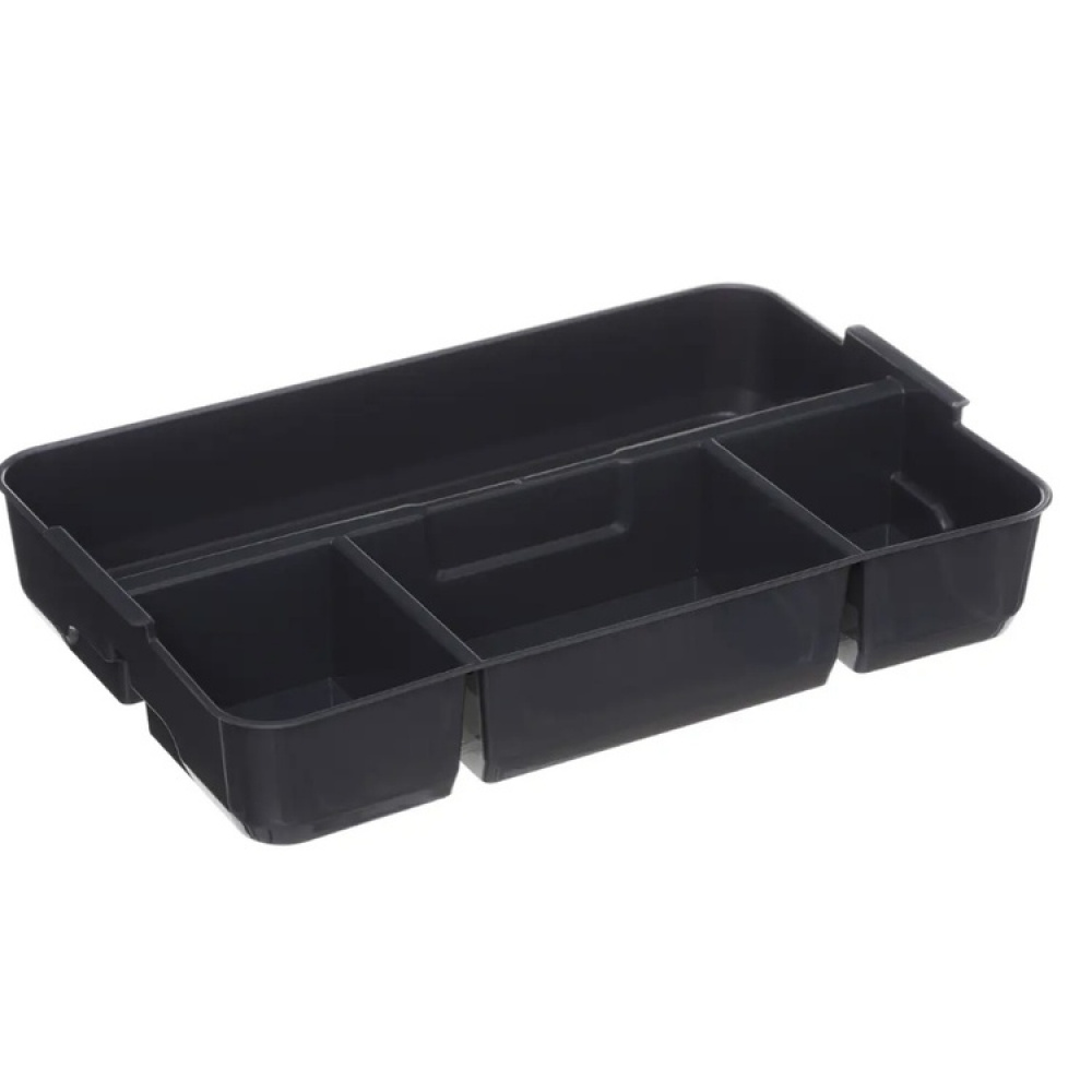 Box with insert, EZY SORT IT, 30,5 x 21.5 x H 11 cm, Clear / Grey in the group Storage / Storage boxes at SmartaSaker.se (41807)