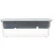 Box with insert, EZY SORT IT, 30,5 x 21.5 x H 11 cm, Clear / Grey Box with insert, EZY SORT IT, 30,5 x 21.5 x H 11 cm, Clear / Grey