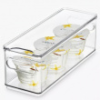 Storage Box, THE HOME EDIT NARROW FRIDGE BIN, 10,2 x 30,5 x H 10,8 cm, Transparent Storage Box, THE HOME EDIT NARROW FRIDGE BIN, 10,2 x 30,5 x H 10,8 cm, Transparent