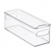 Storage Box, THE HOME EDIT NARROW FRIDGE BIN, 10,2 x 30,5 x H 10,8 cm, Transparent Storage Box, THE HOME EDIT NARROW FRIDGE BIN, 10,2 x 30,5 x H 10,8 cm, Transparent