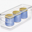 Storage Box, THE HOME EDIT NARROW FRIDGE BIN, 10,2 x 30,5 x H 10,8 cm, Transparent Storage Box, THE HOME EDIT NARROW FRIDGE BIN, 10,2 x 30,5 x H 10,8 cm, Transparent