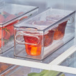 Storage Box, THE HOME EDIT NARROW FRIDGE BIN, 10,2 x 30,5 x H 10,8 cm, Transparent Storage Box, THE HOME EDIT NARROW FRIDGE BIN, 10,2 x 30,5 x H 10,8 cm, Transparent